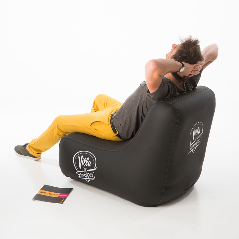 UNC Bubble Pro aufblasbare Eventmöbel mit Branding. Für Messen, Events, Promotion und am POS.